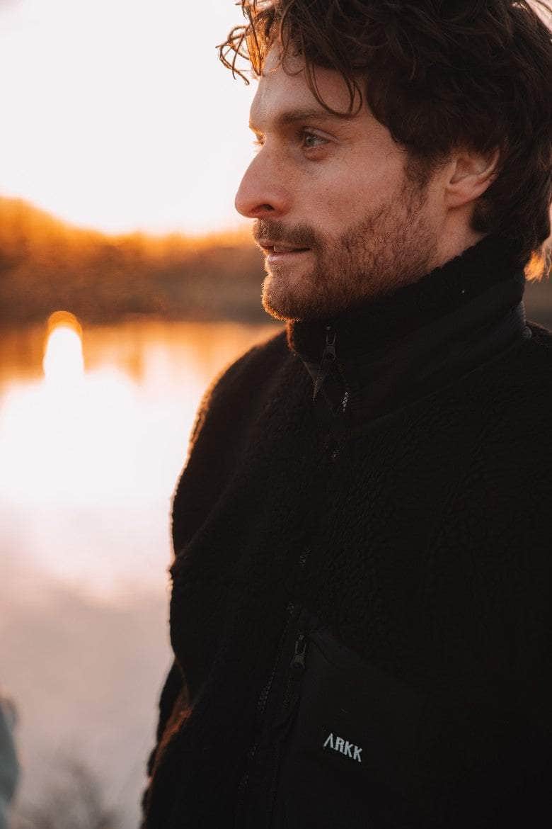 ARKK Apparel ARKK Box Logo Polar Jacket | Black Polar Jacket